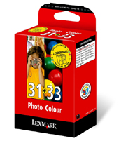 Lexmark Black and Color Cartridges No. 31 and 33 Combo Pack